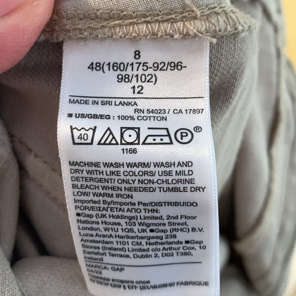 Gap wide leg cotton pants - Picture 4 of 5